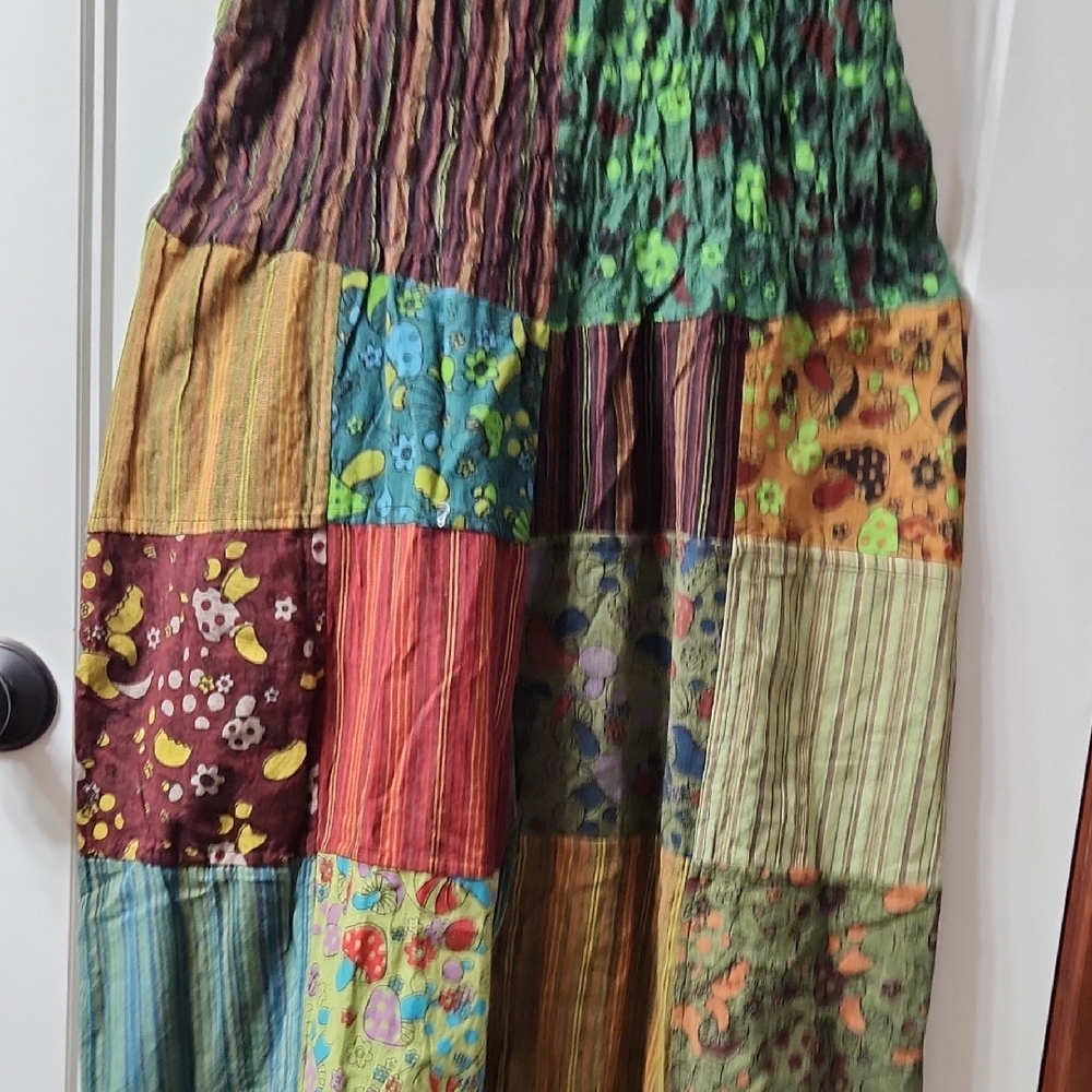 Patchwork Multicolor Jumpsuit NWT - image 9